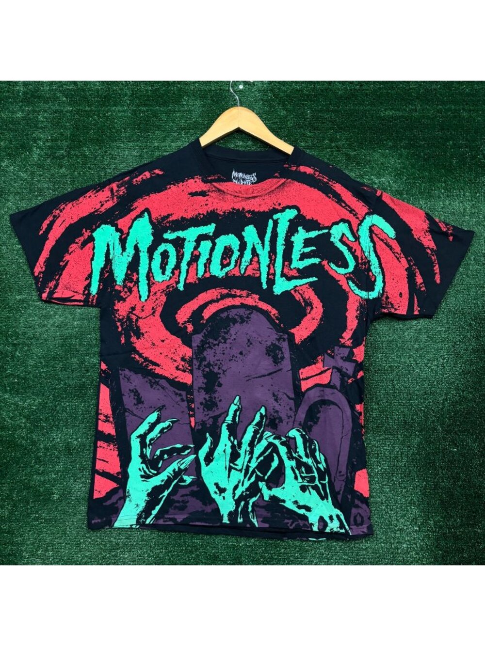 Motionless in White Creatures Album Meatalcore Band T-Shirt Size Large